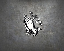 Praying Hands Decal SWK Old