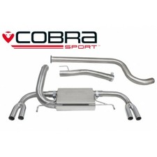 Vauxhall Astra J VXR Non-Resonated Cat Back Cobra Sport Exhaust VX23
