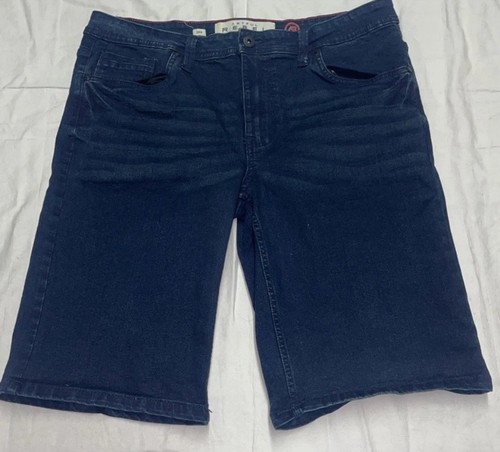 Artful revel denim shorts flat - denim,