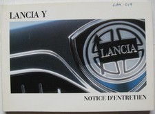 LANCIA Y Car Owners Handbook 1999 #603.45.187 IX-1999 French