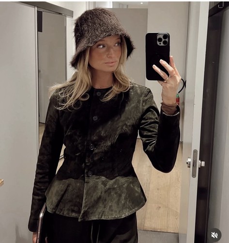 Zara 100 leather jacket - leather,