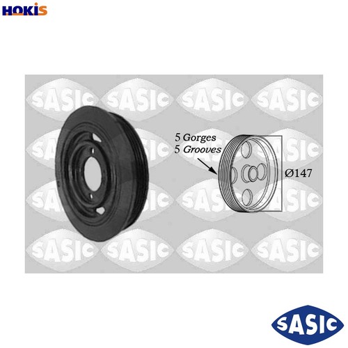 Belt pulley crankshaft - belt,