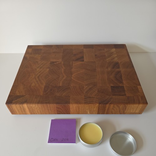 Hand crafted solid oak end - solid,