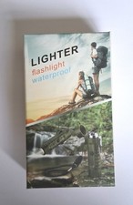 Waterproof USB LIGHTER Flashlight Camouflage *USED VGC*