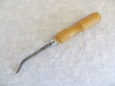 Vintage I Sorby Spoon Bent Carving Gouge - Sweep 34,  12 mm Wide