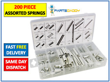 200pc Assorted Springs Extension Tension Compression Extended Compressed (4-24)