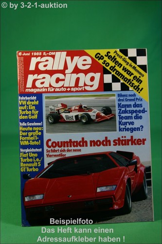 Rally racing countach r5 - 6/85,