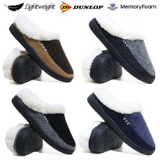 DUNLOP MENS SLIPPERS WINTER