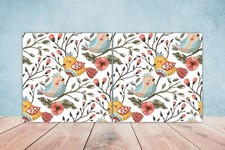 Birds and Flowers Ceramic Wall