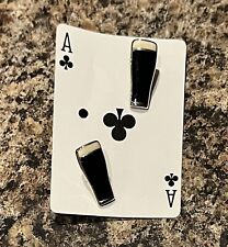 Original GUINNESS ☘️ Pint Glass Metal Cufflinks Cuff Links Great Condition Stout