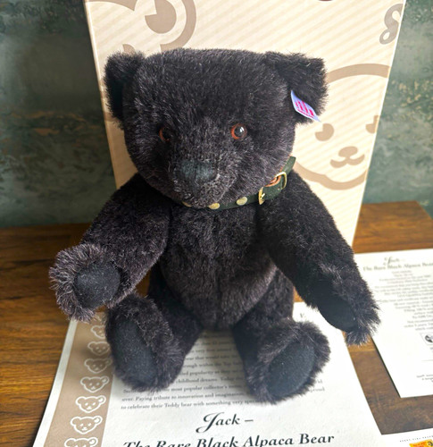 Steiff jack black alpaca - black,
