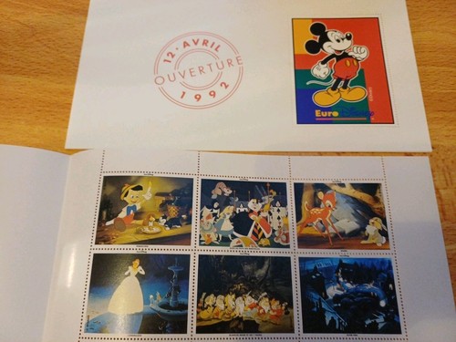 Euro disney stamps - disney, stamps: