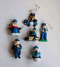 Christmas Ornament Lot Police