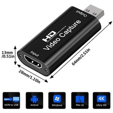Video Capture Card HDMI To USB