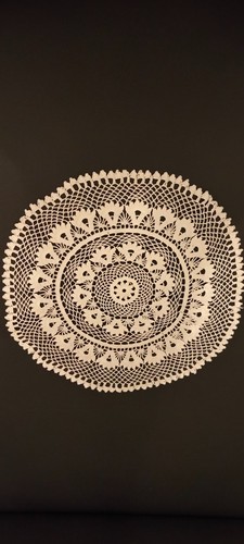 Vintage hand crocheted white - hand-crocheted,