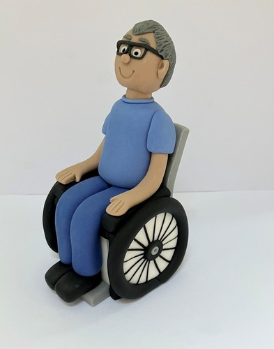 Handmade figure and wheel - figure,