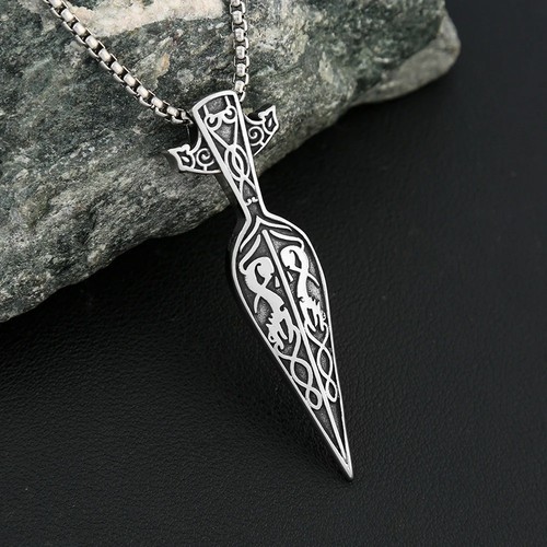 Men viking spearhead - men, pendant