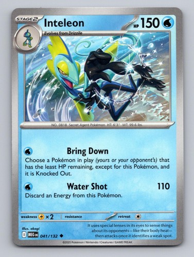 Inteleon 041 132 uncommon - uncommon, mega