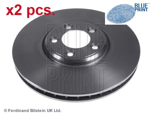 Pcs front brake disc - x2,