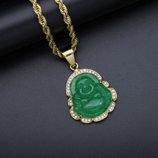 Jade Buddha Pendant Necklace