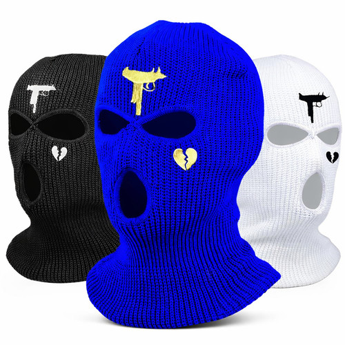 Hole knitted balaclava - 3, ski