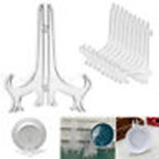 Adjustable Folding Display Stand for Tea Cakes and Ornament Displays Set of 6