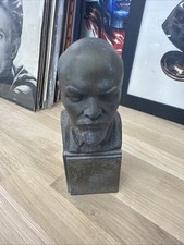 Vintage Lenin Bust Metal 7’’ Tall 