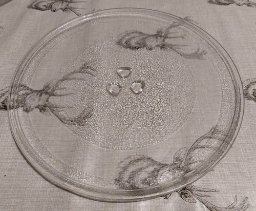 Microwave plate glass