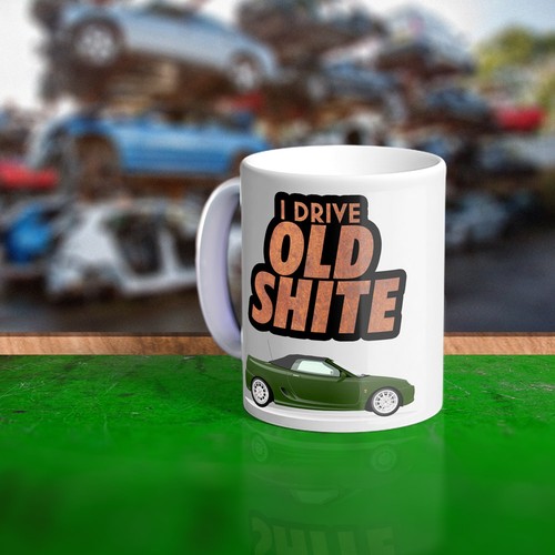 Large old shite mug - mug, for