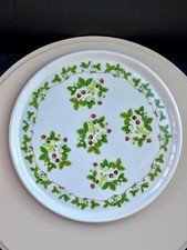 Portmeirion Pottery Summer Strawberries 10 Inch Cake Plate Pizza Plate