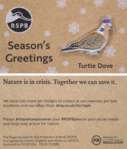 Rspb pin badge special - rspb,