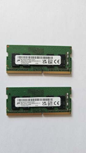 Micron 16gb 8gb 1rx8 laptop - 16gb,