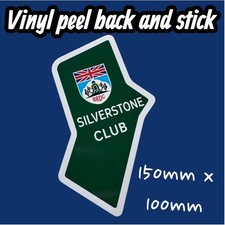 BRDC Silverstone Club Vinyl Sticker Decal Classic Vintage Motorsport F1 Racing