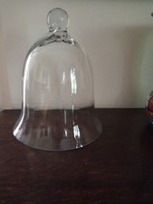 Glass Display Dome Cover for cheese, cake, flowers 30cm tall 25cm dia. Excellent