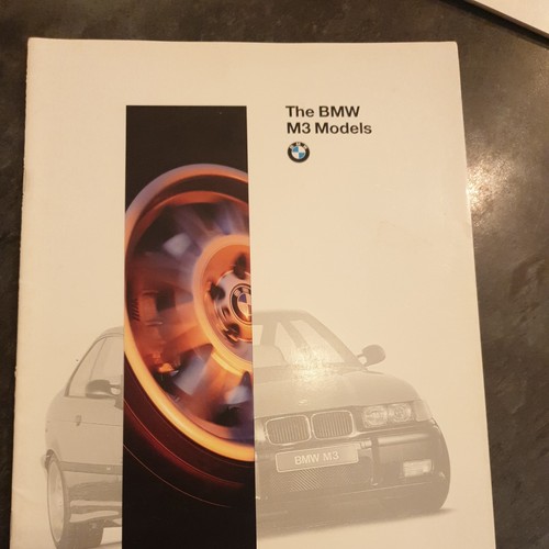 Bmw car sales brochure - m3,