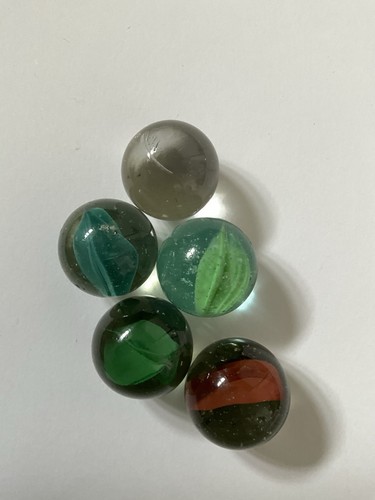 Vintage glass marbles - 5, x
