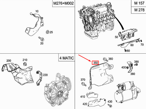 Mercedes benz w222 - s, starter