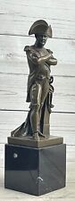 Excellent Vintage French Bronze Napoleon Statue 12" signed Namgreb Decor Sale