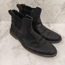 Timberland Men’s Black Leather Chelsea Boots Size UK 9 EU 43.5 EU A17XI