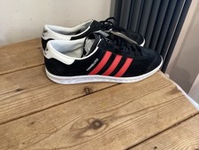 adidas hamburg black red size