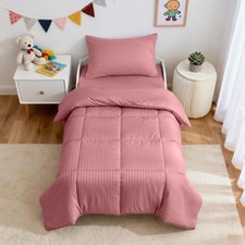 Toddler Bedding Set - 4 Piece Hypoallergenic Baby Crib Bedding Set for Boys a...