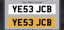YES JCB Rare Private Reg