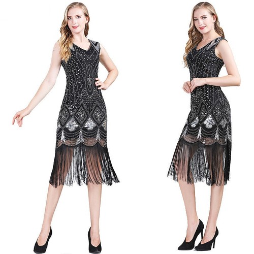 Flapper fringe fancy dress - fringe,