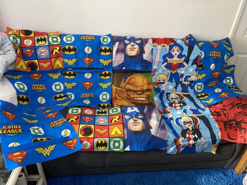 Marvel comics fabric lot - marvel, dc