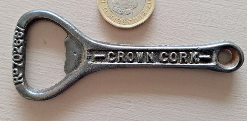 Vintage cast iron bottle - cast,