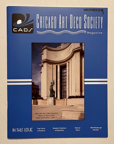 Chicago art deco - chicago, magazine
