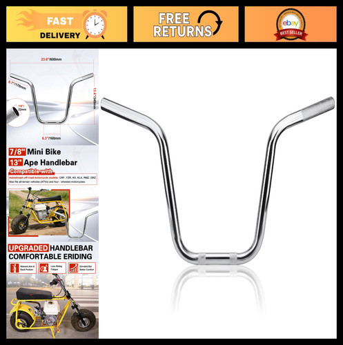 Mini bike handlebars - 13",