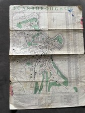 1930s-1940s map of Scarborough including street plan, parks and local drives 