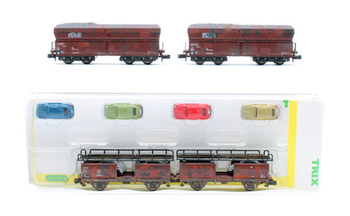 Minitrix gauge rake of 3 - 'n',