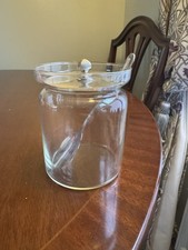 Vintage Cut Glass Jam Preserve